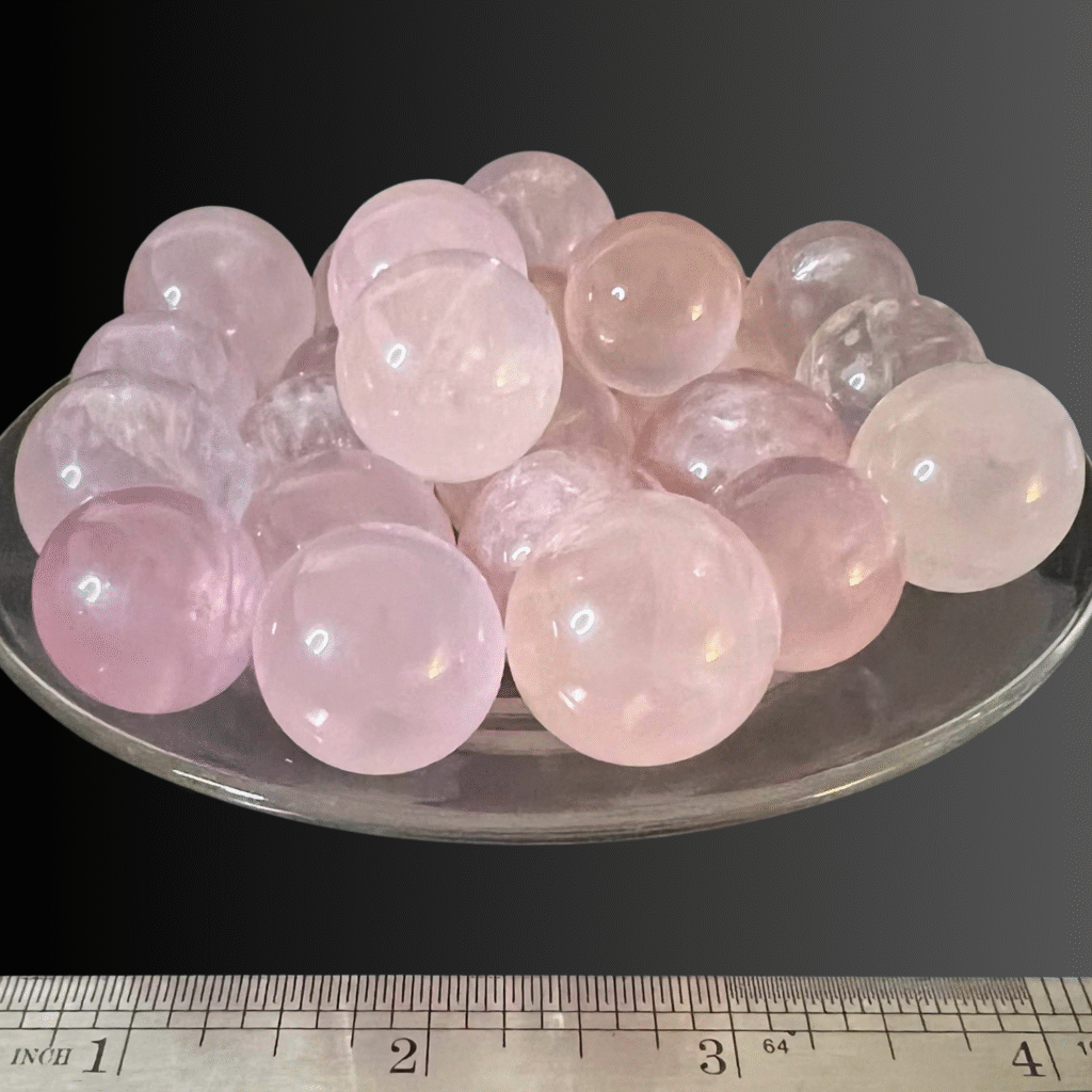 Rose Quartz Spheres